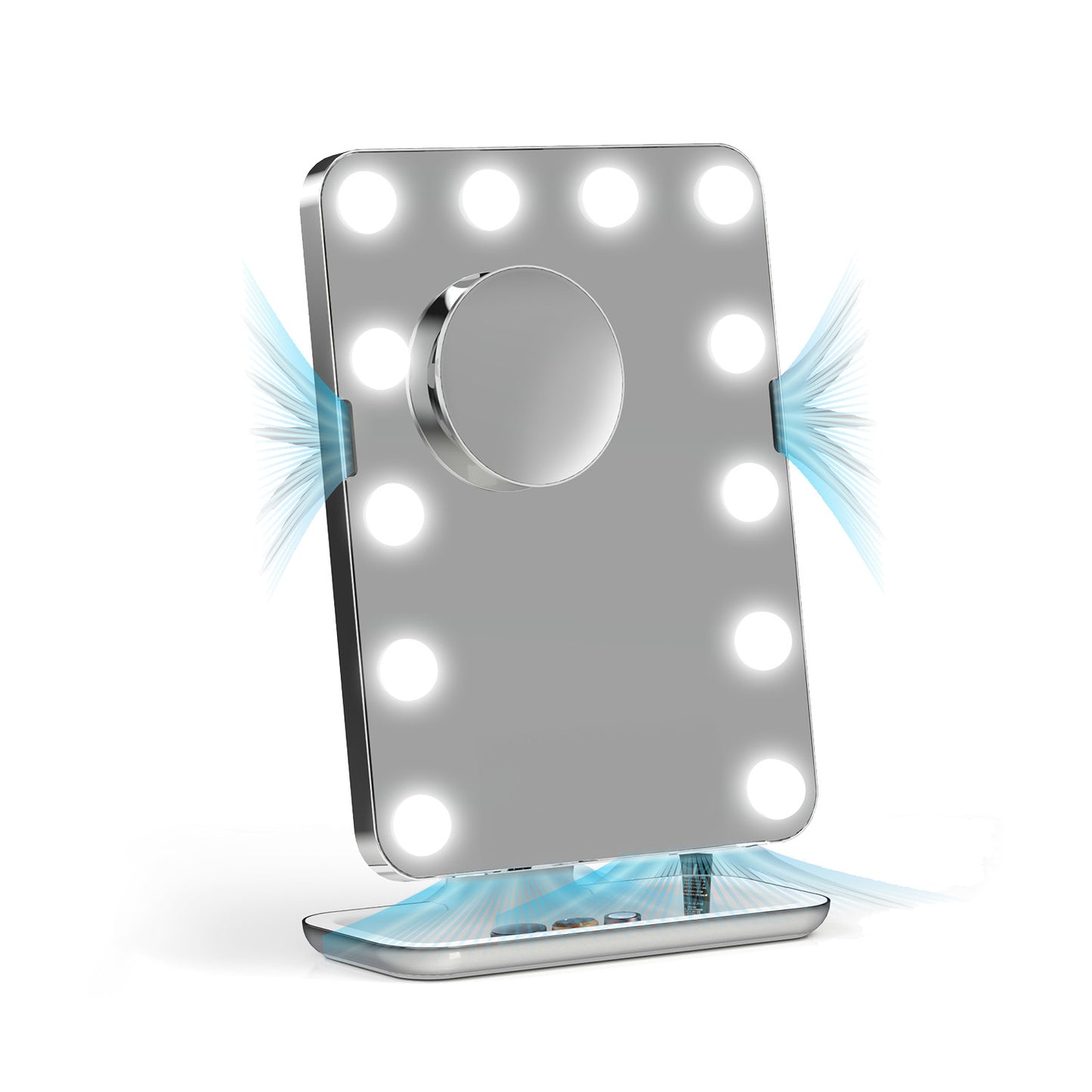 Hollywood Vanity Lighted Mirror on a white background