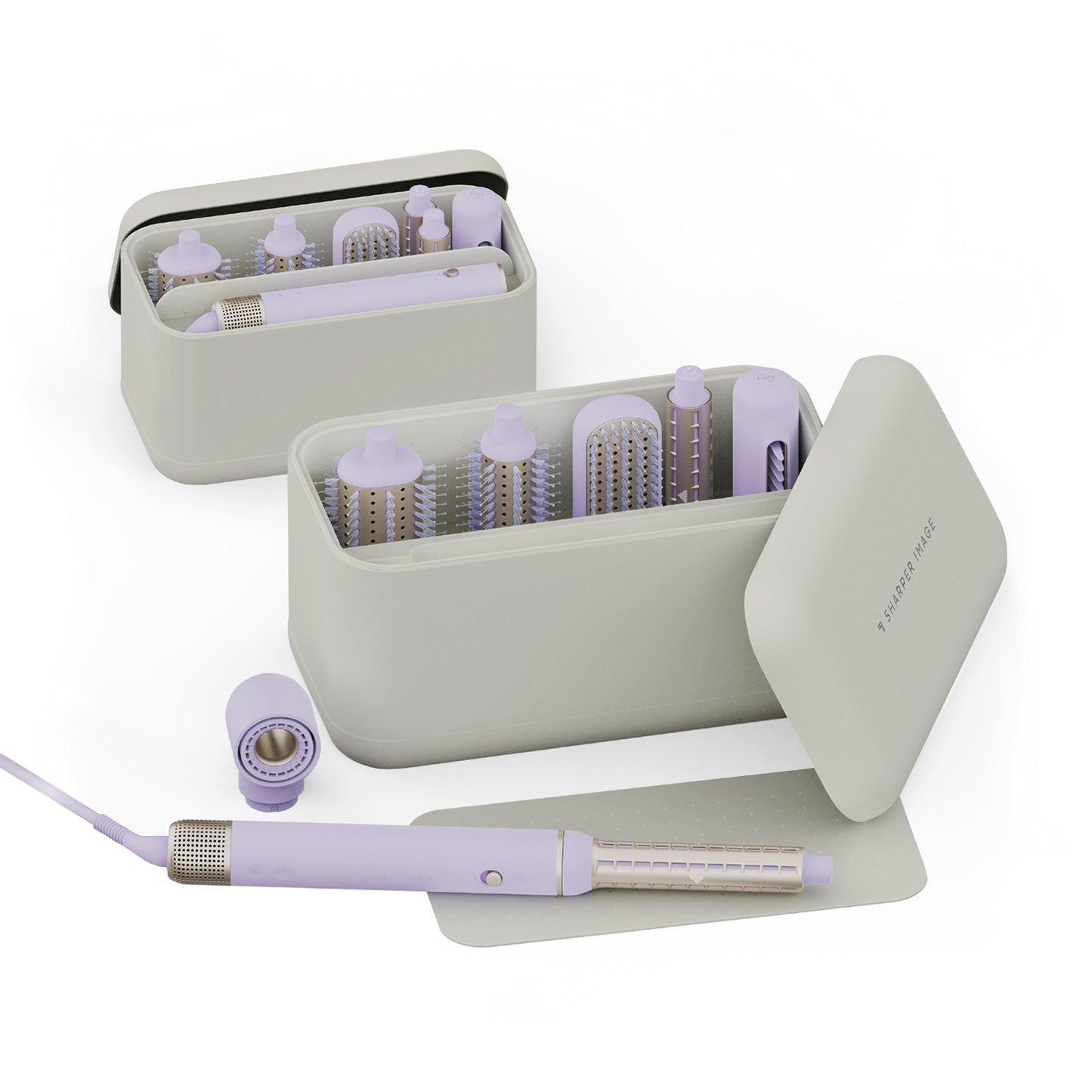 7-In-1 Multi-Styler Blowout With Case showing product and case on a white background